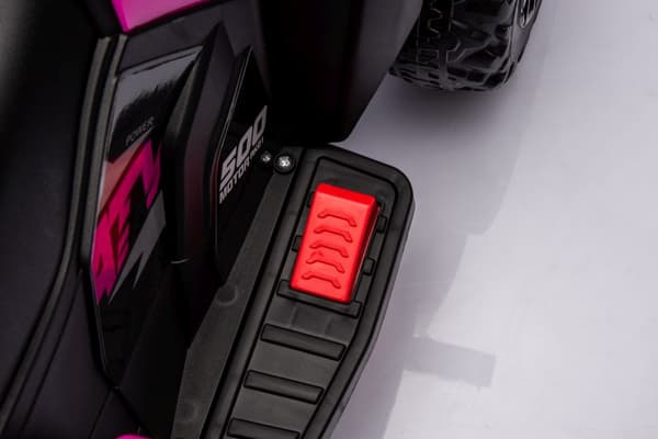 GTS1155 Rosa batteridriven fyrhjuling