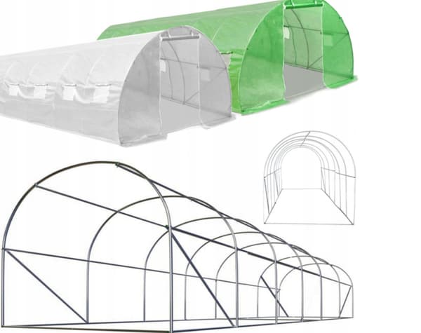 Tunnelfolie 3x2x2m GRÖNT SKYDD