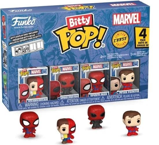 Funko POP Marvel: Parker Split -figuuri, 4 kpl, sekoitus