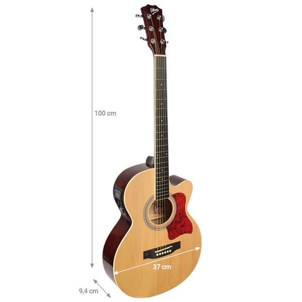 V-TONE EAG SET NT elektroakustisk gitarr + gitarrförstärkare kit naturlig