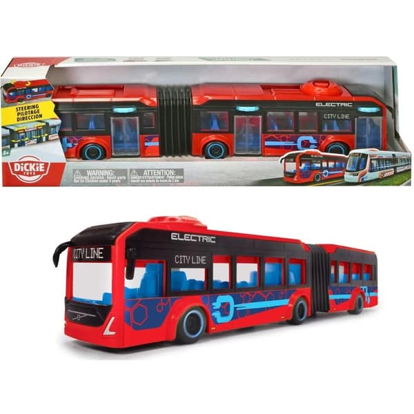 Rød Volvo 40 cm ledbus