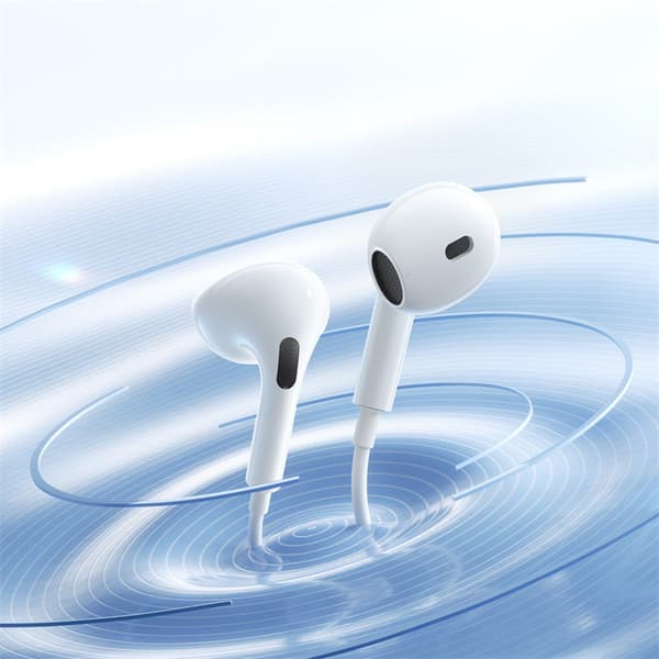 USB-C Kablede In-Ear Hovedtelefoner - Hvide