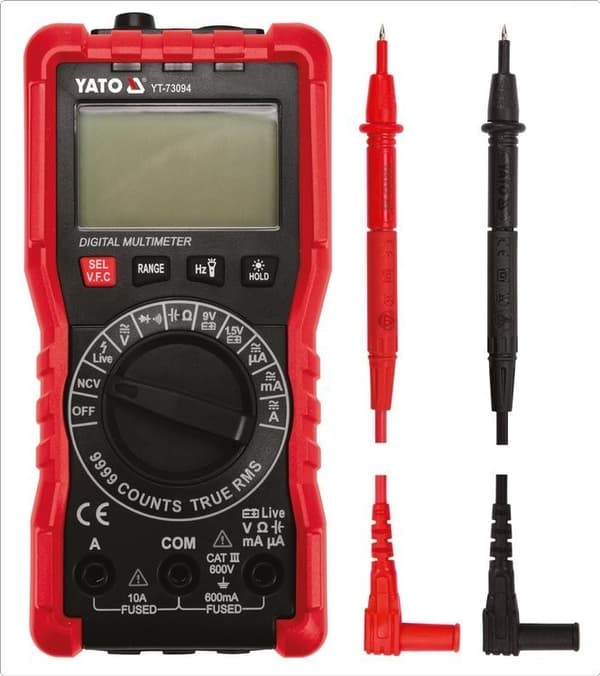 MULTIFUNKTIONELL DIGITAL MÄTARE YT-73094 YATO