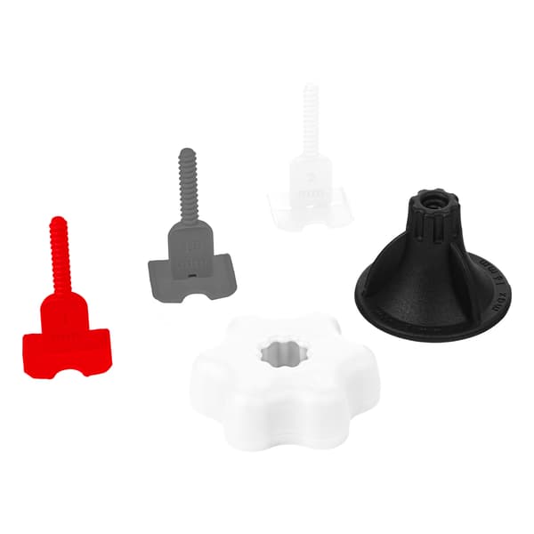 KAKELSÄTTNINGSSYSTEM 30 knoppar 60 clips > 1mm < Vorstahl