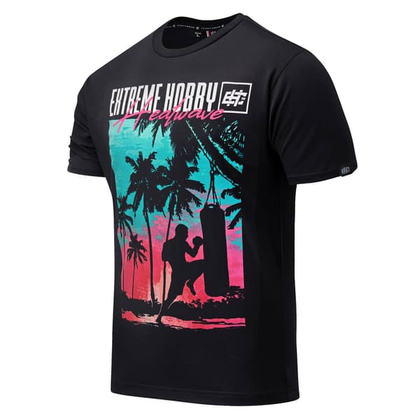 Herr T-shirt HEATWAVE L MARINBLÅ