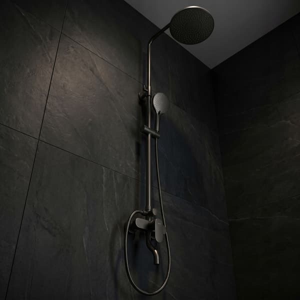Synligt duschset med pip Tytan Shower Drop Rea