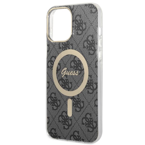 Guess IML 4G MagSafe-etui til iPhone 13 Pro Max, sort