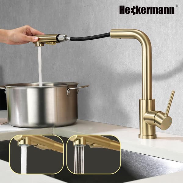 Heckermann SZ-888 Guldfärgad multifunktionell köksblandare