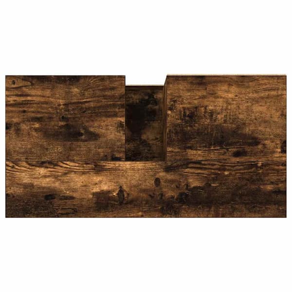 vidaXL badeværelsesskab røget eg 65x33x60 cm