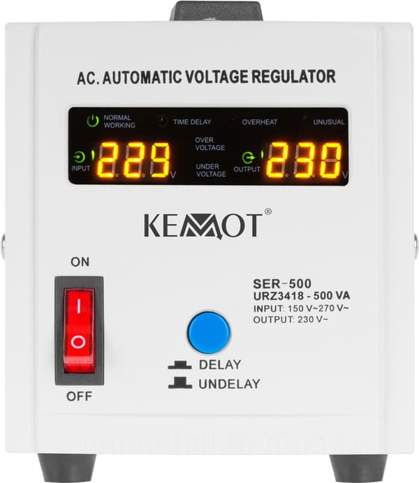 Kemot SER-500 500VA 5% spänningsstabilisator