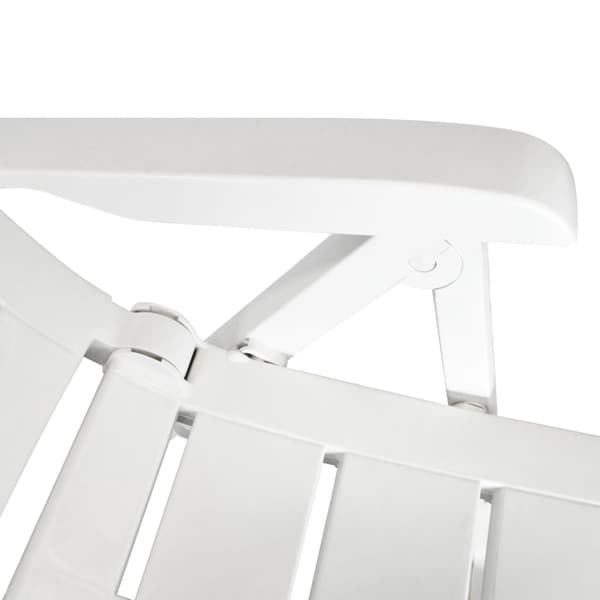 vidaXL 3-delat bistroset, plast, vit