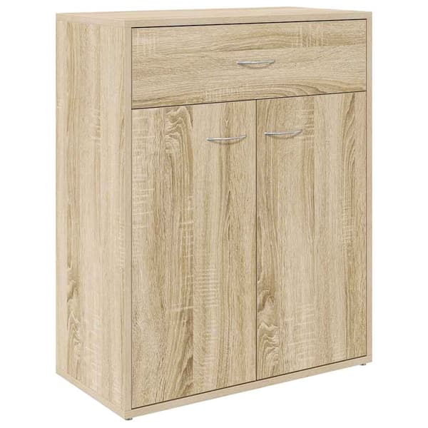 vidaXL skab Sonoma eg 60 x 30 x 75 cm spånplade