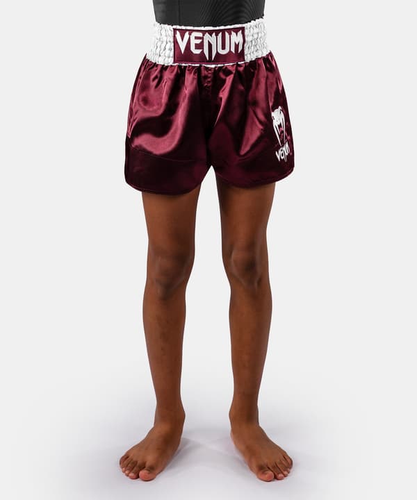 Venum Muay Thai Classic Bordeauxrøde Shorts M