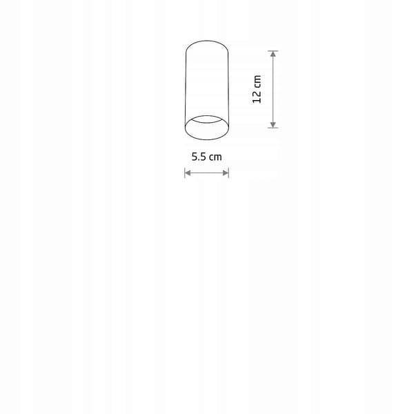 Loftlampe Nowodvorski Mono Spotlampe GU10 Moderne Sort