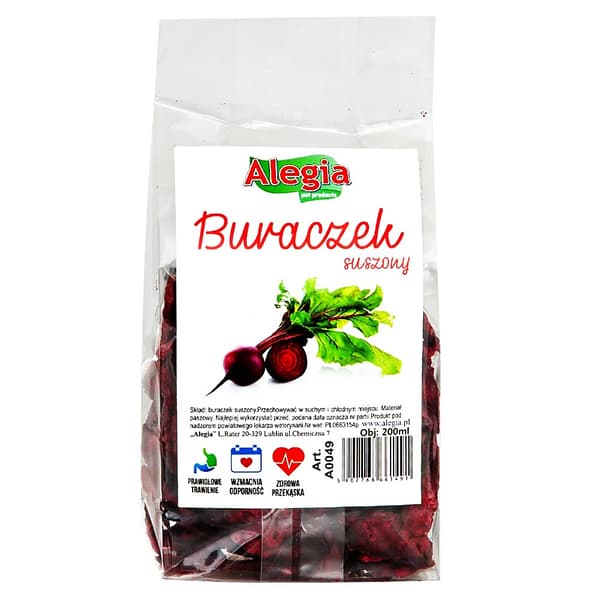 Alegia - punajuurilastut 60g