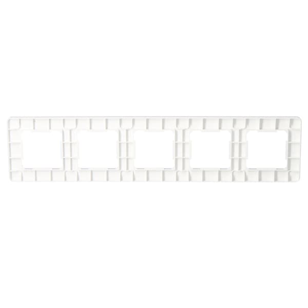 Femdelad ram, plast, vit, online-sortiment