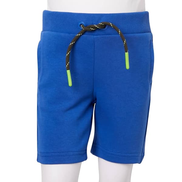 Barnshorts med dragsko, blå, 104