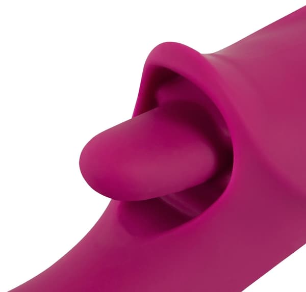 Javida Licking & Thrusting Vibra silikonmodell med rörelsefunktion