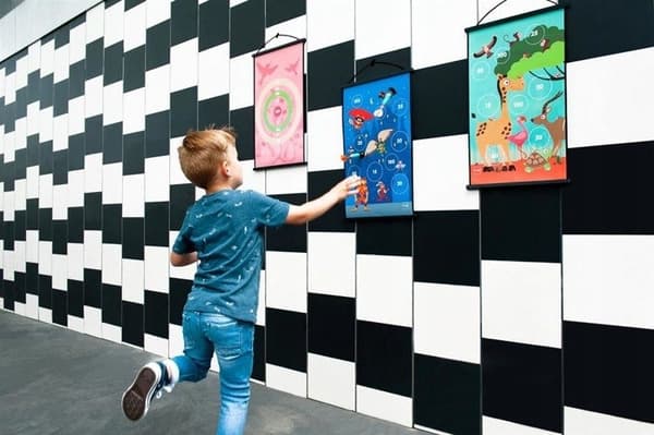 Enhörningstema dartspel för barn.