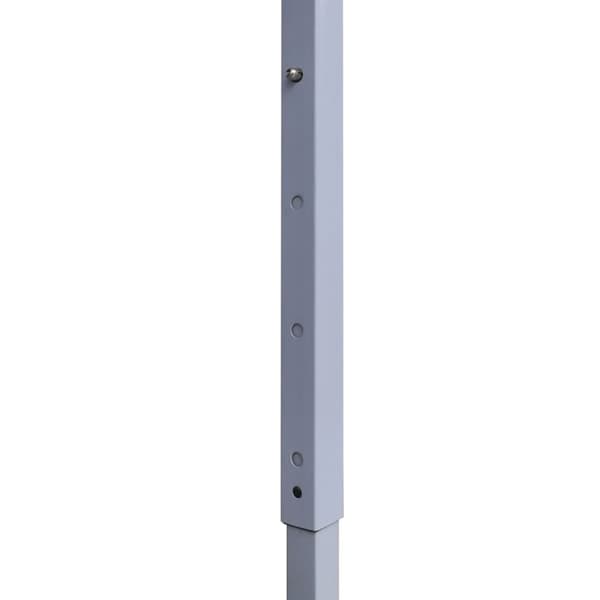 vidaXL professionelt foldbart festtelt, 4 sider, 2x2 m, stål