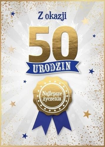 50-års fødselsdagskort