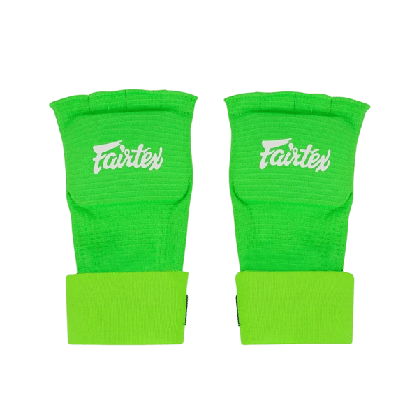 Handsker Bandager Boksebind Fairtex Quick Wraps HW3 grøn S/M