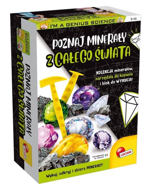 LISCIANI A'M GENIUS TUTUSTU MINERAALEIHIN YMPÄRI MAAILMAN