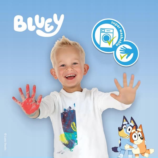BLUEY fingermålningskortset SES Creative 14091 2+