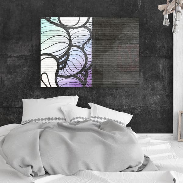 Canvastavla Arkitektur Mural 80x40 cm