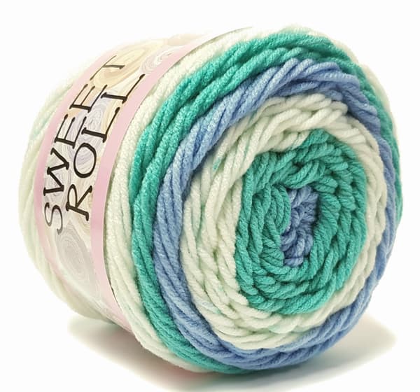 SÖTT RULLARGARN akryl 140g MINT 1047-18