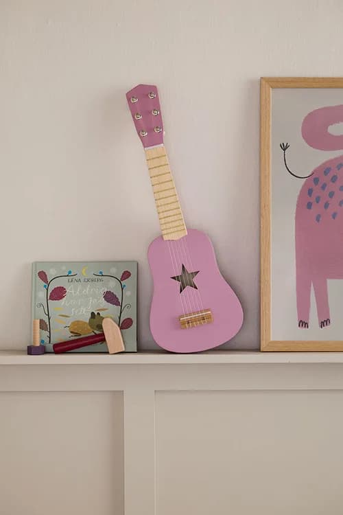 Kid's Concept - Guitar mørkerosa