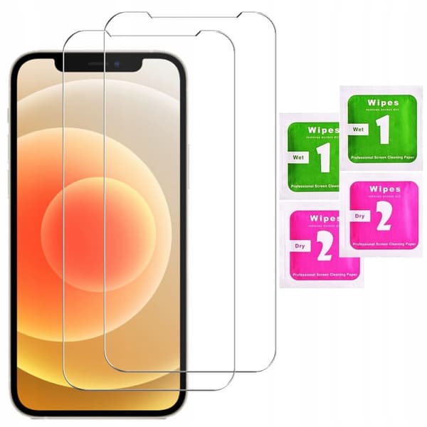2x Härdat glas för iPhone 12 / 12 PRO 9H glas | 2-pack