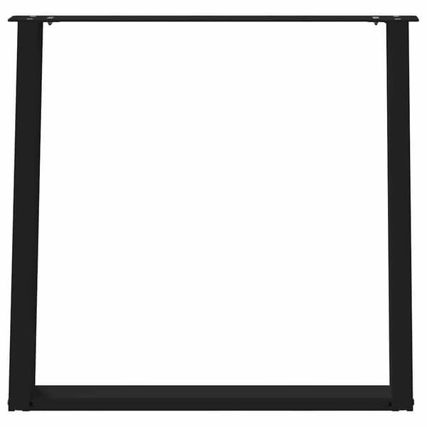 vidXL Spisebordsben, 2 stk., sorte, 80x(72-73) cm