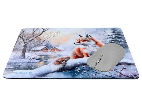 Datormusmatta - Vinter överallt - Fox (CARMANI)