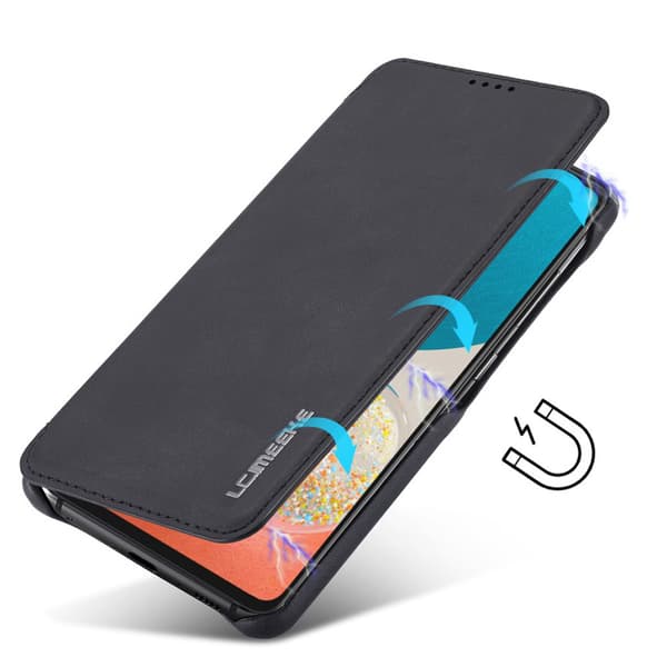 Flip-etui til Samsung Galaxy A53 5G, LC.IMEEKE, sort