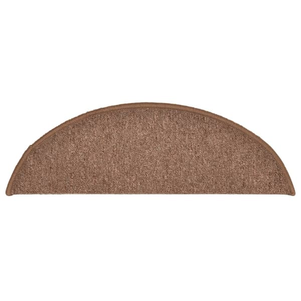 vidaXL trappetrin, 15 stk., brune, 56x17x3 cm