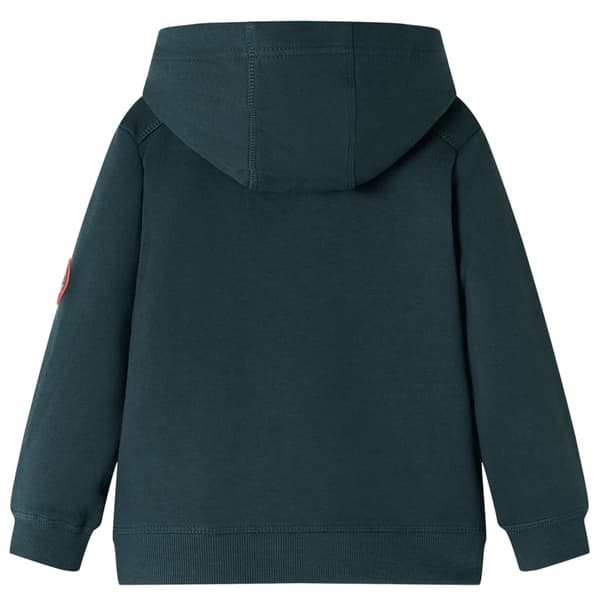 Børnesweatshirt, mørkegrøn, 140