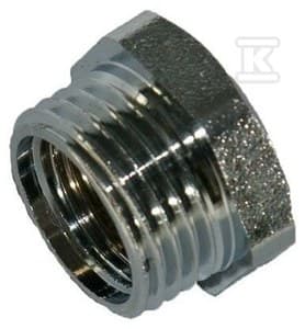 Reduktion 3/4"x1/2" krom
