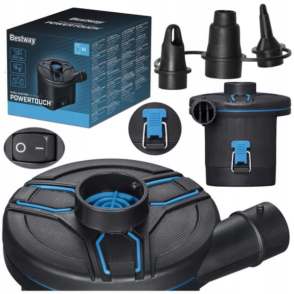 Bestway 62254 Elektrisk Madraspumpe + 3 Tips K246