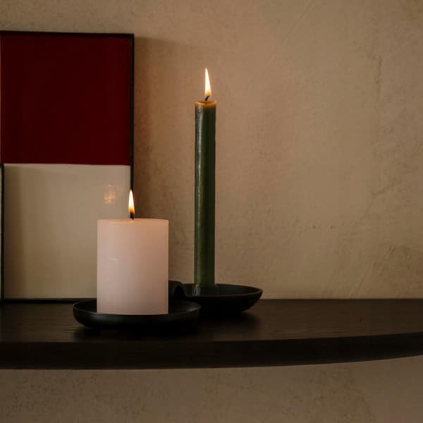 Spaas Rustikt Bloklys 100/130 mm 95 timer, Lyserød