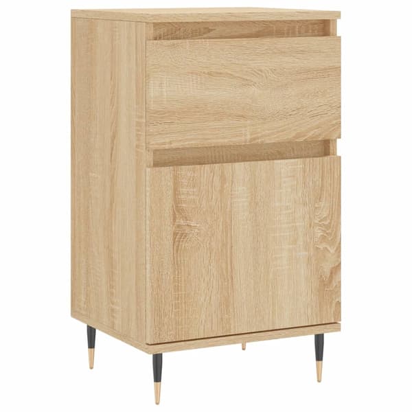 vidaXL kommode, Sonoma eg, 40x35x70 cm, træbaseret materiale