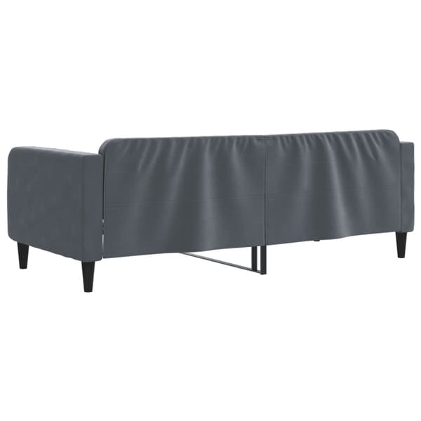 vidaXL sovesofa mørkegrå 90x200 cm fløjl