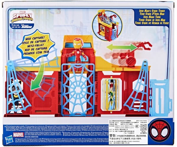 HASBRO HÄMÄHÄKKIMIES ja Super-Palms - Iron Man -torni + Toimintahahmo
