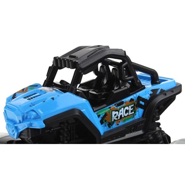 Monstertruck Jeep Terrängbil Ljudljus - Blå