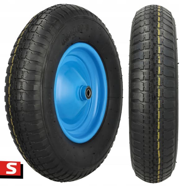 Kottikärryn pyörä 4.00-8 2PR + 12 mm akseli