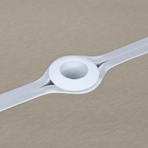 vidaXL foldbart campingbord med 4 sæder, stål, aluminium