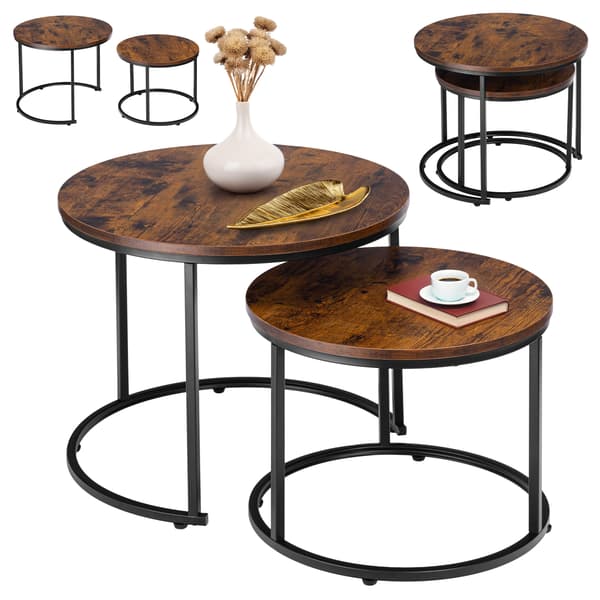 Kahden Galen Small Rustic -parvipöydän setti
