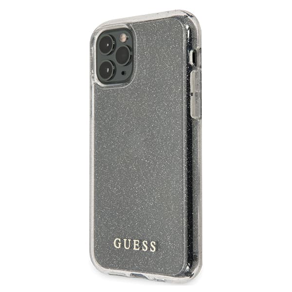 Guess Glitterskal till iPhone 11 Pro, Silver