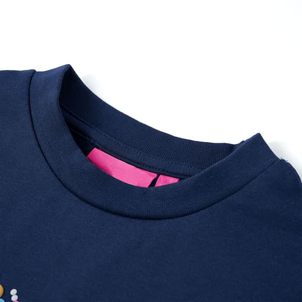 Børnesweatshirt, marineblå, 92