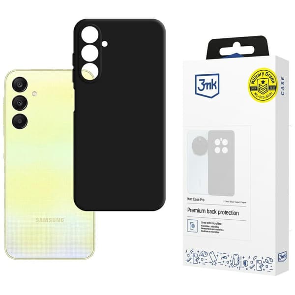 3MK Matt Cover Pro til Galaxy A26 5G, Sort